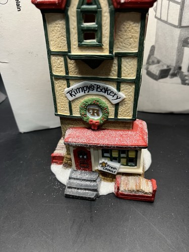 Dept 56 Rimpy's Bakery North Pole Series Christmas Village House In Box - Picture 3 of 7