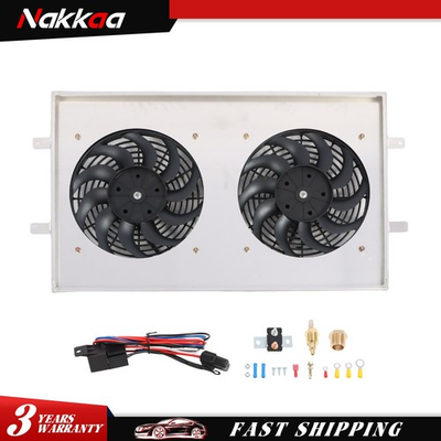 #ad Aluminum Radiator Shroud Fan For 1999 2012 Chevy Silverado 1500 2500 Tahoe $79.59