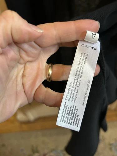 Cárdigan de algodón orgánico negro tejido plumero suéter vestido Eileen Fisher 2X 1X XL - Imagen 2 de 9