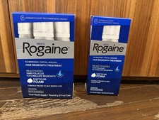 Rogaine Men s 5 Minoxidil Foam Hair Regrowth Treatment, 4x2.11 oz, Exp 11/27