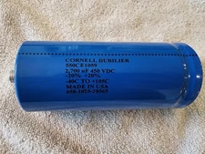Cornell Dubilier capacitor 2,700uf 450VDC 550CE1059 