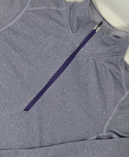 Patagonia Capilene BaselayerMidweight 1/2 Zip Women's Small Violet Purple EUC