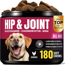 Glucosamine for Dogs Hip and Joint Supplement Chews, Chondroitin Joint Supplemen