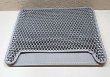 Double Layer Cat Litter Trapping Mat Honeycomb Waterproof NEW 16.5  W x 14.5  D