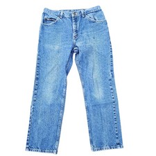 Lee Jeans Mens 34x30 Vintage Y2K Blue Denim Straight Leg USA Made