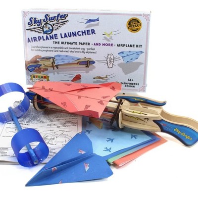 STEM Paper Airplane Launcher Kit Science Engineering Teens Adults Pathfinders