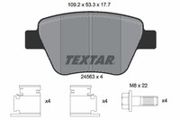 1X Textar 2456301 Bremsbelagsatz Scheibenbremse FüR Vw Audi Skoda Seat