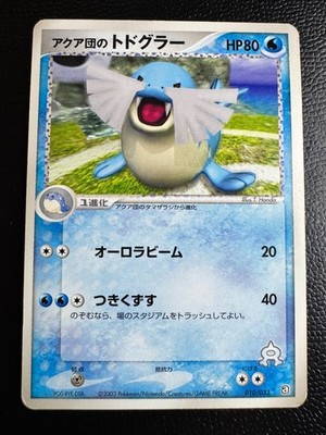 Pokémon TCG Team Aqua's Sealeo  Aqua Deck Kit 010/033 MP