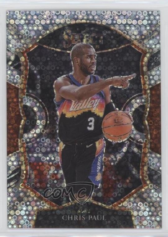 2020-21 Panini Select Concourse Disco Prizm Chris Paul #10 0o6v