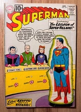 Superman #147 - 1st Legion of Super Villains! (DC Comics 1961) - (VG)