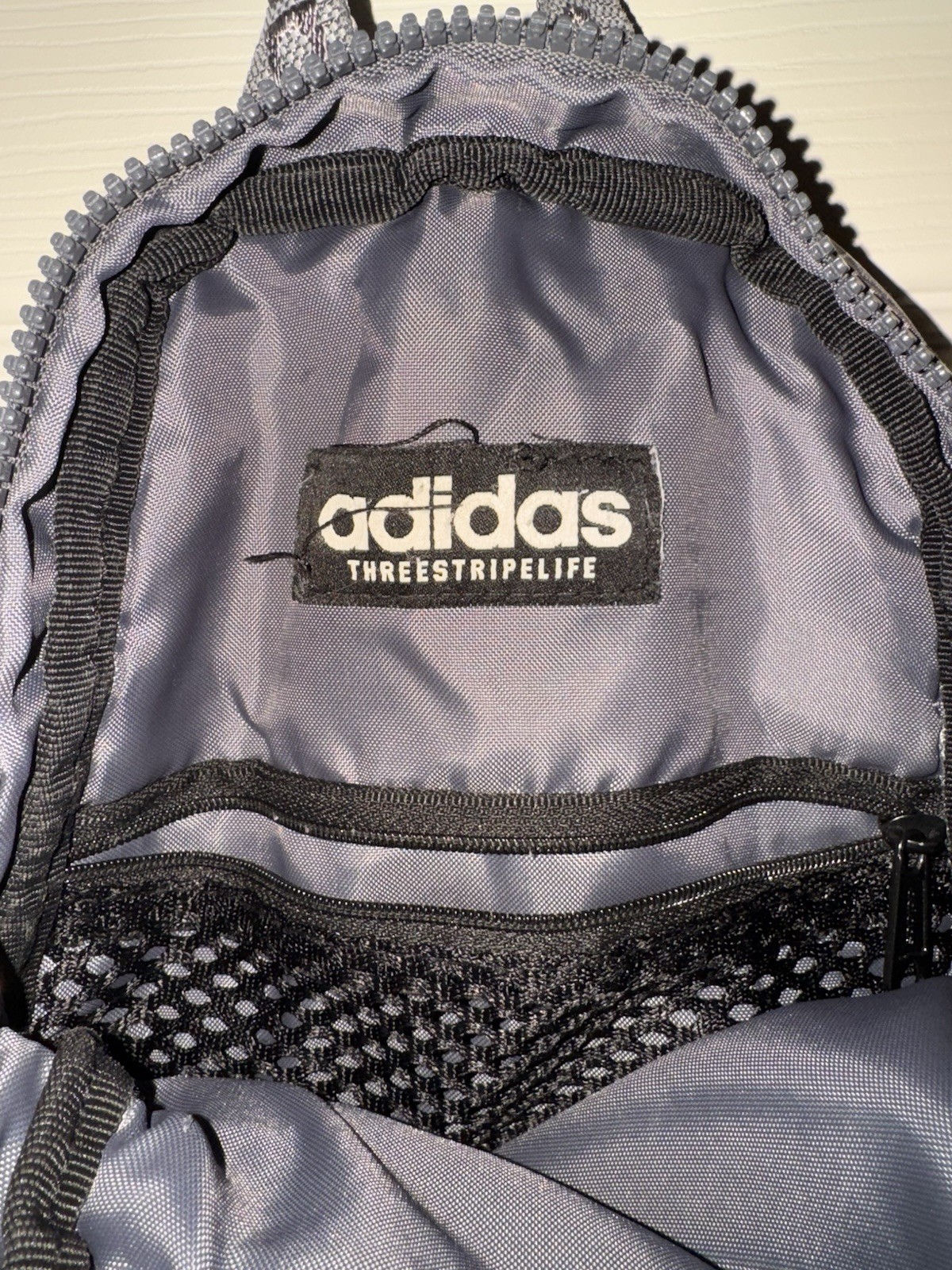 Adidas Essentials Convertible Sling Backpack Gray… - image 4
