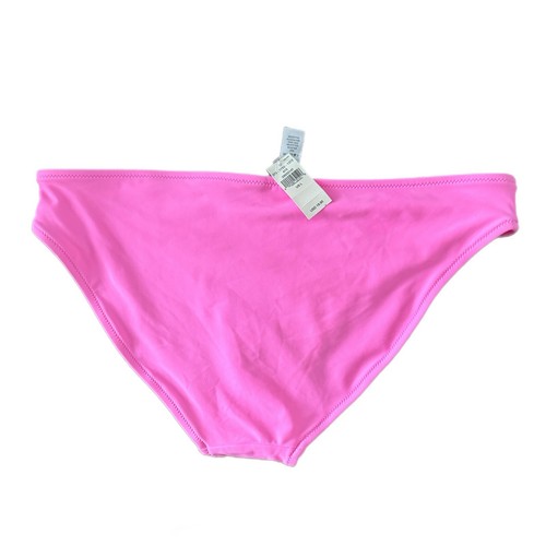 NWT AE Aerie Bikini Bottom Full Coverage Tropical Pink Swimsuit Sz Large - Picture 9 of 9