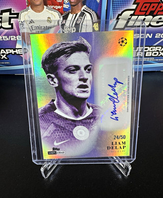Topps UCC Simplicidad UCL Liam Delap Chelsea FC Estrellas Int. Auto /50