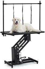 43.3" Hydraulic Dog Grooming Table, 350Lbs Capacity Professional Adjustable Lift
