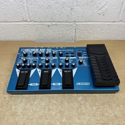 DEFEKT Boss ME-50 Gitarre Multi Effekt Pedal Tuner Ton Delay Synth OHNE STROM