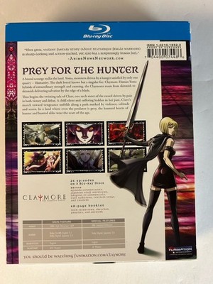 Claymore The Complete Anime Series Blu-ray 3 Disc Set 2010 all 36