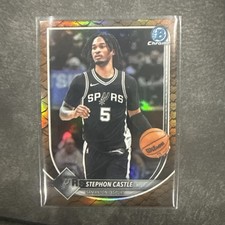 2026 Bowman Chrome Stephon Castle #bcv-145 Reptilian Refractor Spurs