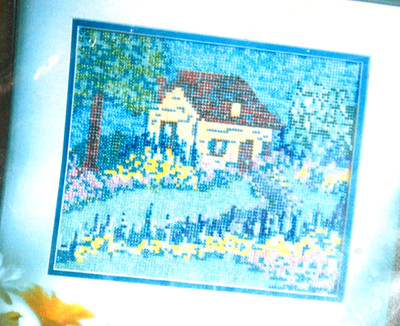 Beadlepoint Counted Cross Stitch Bead Needlepoint Craft kit Silverbirch Cottage