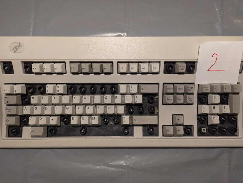 IBM Model M Keycaps keyboard replacement parts individual single keys spare - Image 2 of 3