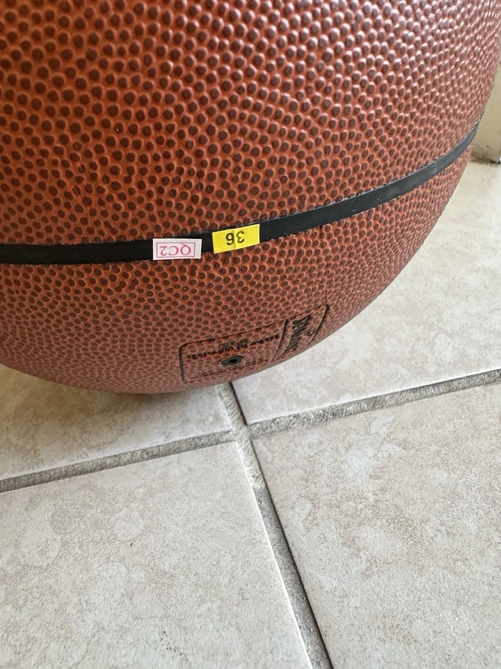 Robert Horry 7 Rings Signed Basketball Spalding PSA - Image 3 of 4
