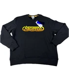 Lacoste LIVE Loose Fit Embroidered Fleece Sweatshirt SZ XL Black $135.00