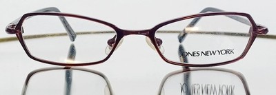 Originale JONES NEW YORK J414 Eyeglasses CRANBERRY New Metal 49-17-135
