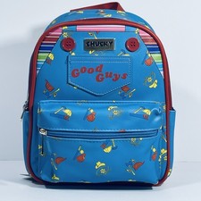 New With Tags Chucky Child s Play Good Guys Promotional Movie Backpack Blue Red