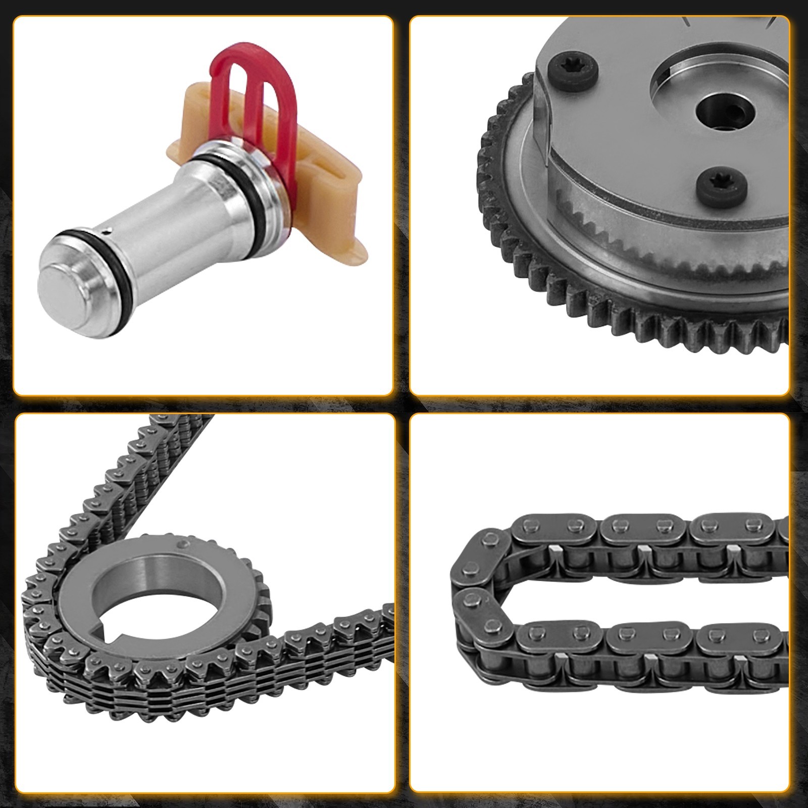 Fits Lincoln Taurus Ford F-150 Timing Chain Kit Cam Phaser VVT Gear AT4Z6L266B