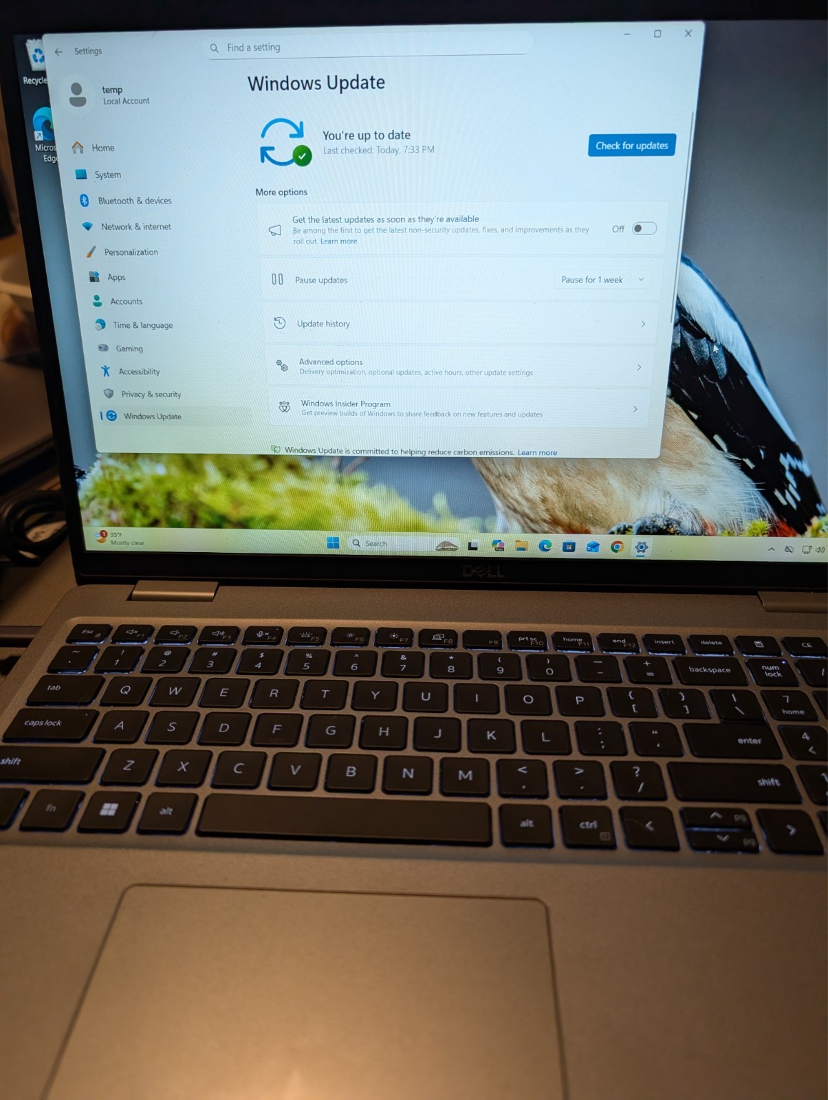 Dell 5530, 15.5-Inch Laptop, with INTEL CORE I7-1255U, Windows 11 Pro