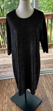 Vintage Women’s Metallic Evening Dress By Karen Kane Size 1X Made In The USA