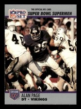 1990-91 Pro Set Super Bowl XXV Silver Anniversary #86 Alan Page