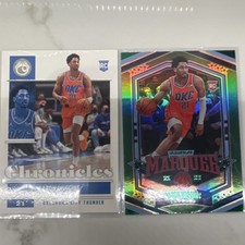  Aaron Wiggins Rookie NBA 2 Card Lot - Chronicles & Marquee Thunder Green🔥🔥