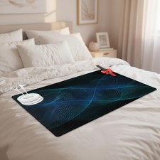 Durable Indoor Grounding Mat 24x16 Inch - Enhance Sleep  Reduce Inflammation