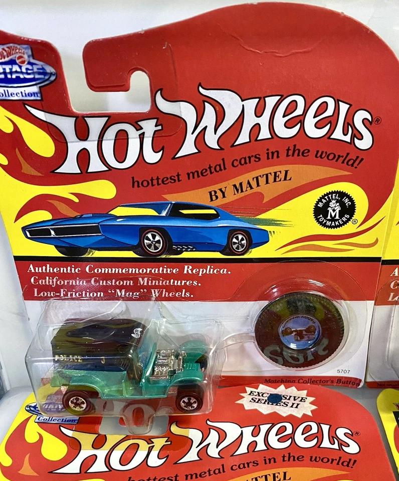 1:64 Hot Wheels 25 Anniversary Redlines x 6 Mustang,Nomad, Twin Mill,Deora +++ - Image 2 of 4
