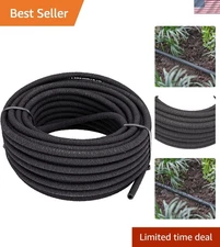 Eco-Friendly 50-Foot Soaker Hose - Perfect for Vegetable Gardens and Borders