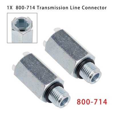 800-714 Transmission Line Connector - 3/8In. OD Tube x 14mm-1.5 2PCS