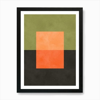 Ausdrucksstarke geometrische Harmonie 6 Kunst gerahmtes Wandbild Poster Leinwanddruck Bild
