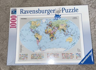 Ravensburger 1000 Stück Puzzle Portrait der Erde Weltkarte Neu Versiegelt