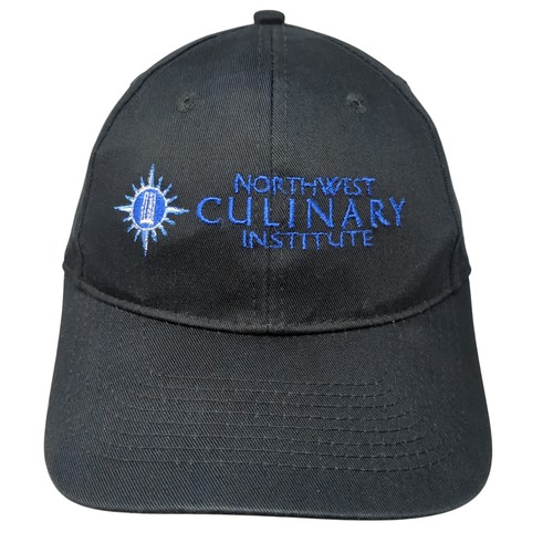 Northwest Culinary Institute Strapback Baseball Cap Black OS Port & Company