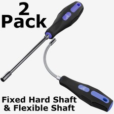 Jubilee Hose Clip Driver Screwdriver Fixed & Hard Shaft Hex Tool For 7mm Hex