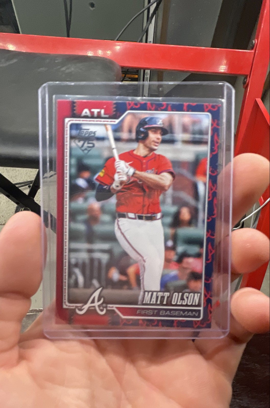 2026 Topps Series 1 - Matt Olson #39 Team Color Border