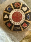 2007 Civil War Weekend Pin Boscobel WI 15th Annual Reenactment Badge