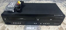 Magnavox DV220MW9 VCR DVD Combo Player With New Remote and Cables Tested Works 4