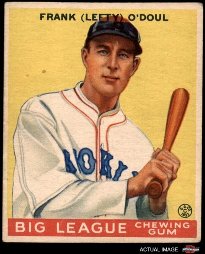 1933 Goudey #58 Lefty O'Doul Dodgers 4 - VG/EX