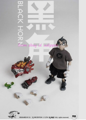 BLACK HORN フィギュア D ONE STUDIO D ONE Studio - Black Horn Doll 1/12 The Year of The Loong