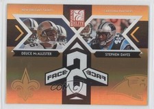 2005 Donruss Elite Face 2 Face 86/1000 Deuce McAllister Stephen Davis #CB-8 7p8