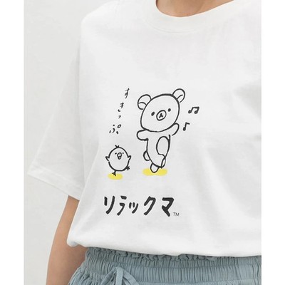 Honeys Rilakkuma UV Protection Short-Sleeve T-Shirt (Off) San-X JP LTD Original