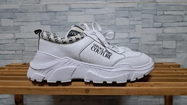 Men 9.0US Versace Logo Sneakers/Men'S/8Item Luxury Designer Limited Edition Rare thumbnail 5