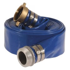 3" Id X 25 Ft Pvc Water Discharge Hose 70 Psi Bl, 45Dt96