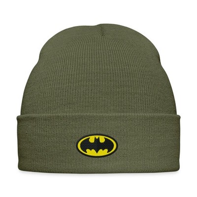 DC Comics Batman Original Logo Stick Bestickte Wintermütze